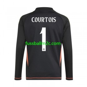 Fußballtrikots Real Madrid Thibaut Courtois 1 Torwart Auswärts Trikotsatz 2024-2025